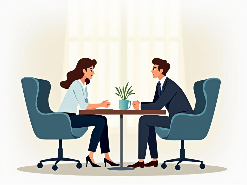 Personas conversando en terapia